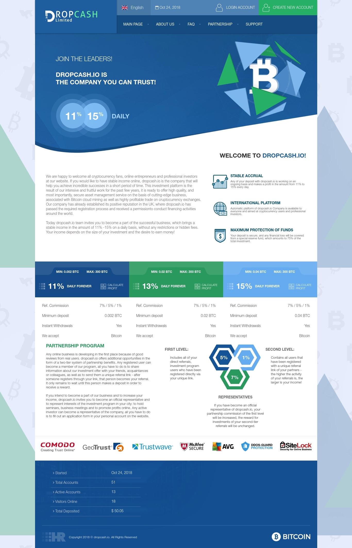 HYIP project DROPCASH