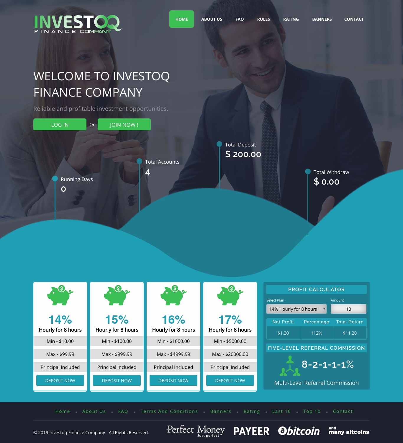 Investment project Investoq