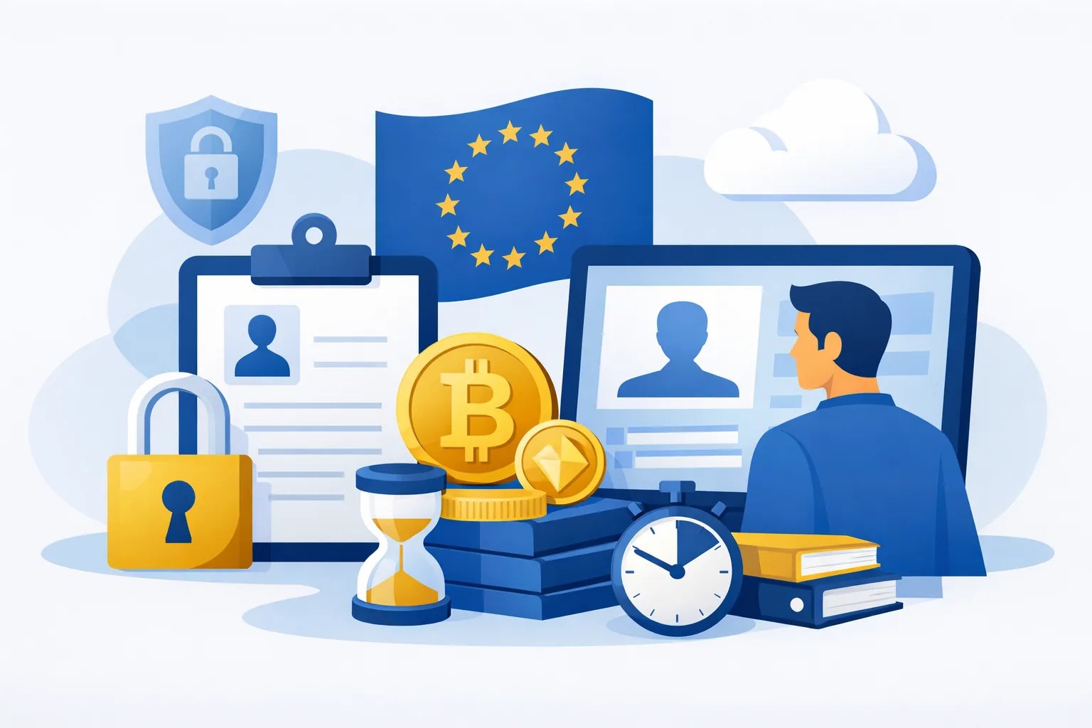 Regole di conservazione dei dati KYC degli exchange crypto per gli utenti nell'Unione europea
