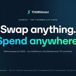 Swap Anything. Spend Anywhere. The THORWallet Card Is Live